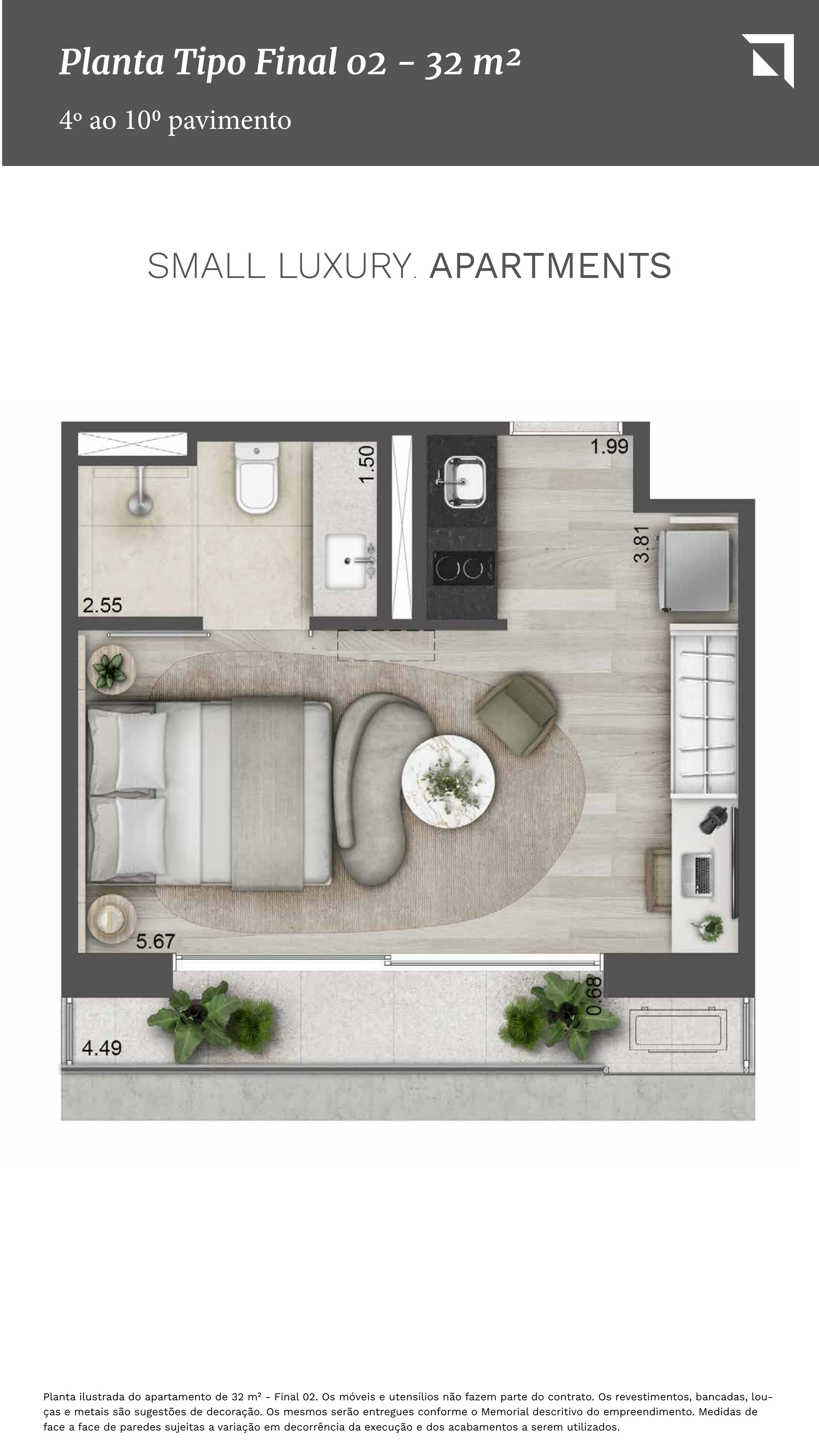 Planta NOON Higienópolis