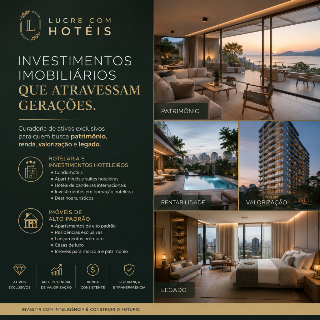 Lucre com hotéis